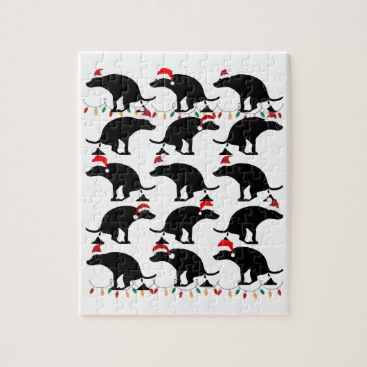 Kackend Weihnachten Puzzle (Vertikal)