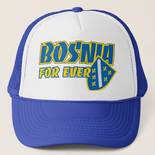 Kacket Bosnien für überhaupt Truckerkappe (Vorderseite)