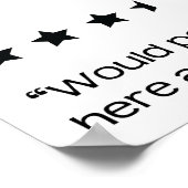 Kackte hier wieder 4 1/2 Sterne Bad Poster (Ecke)