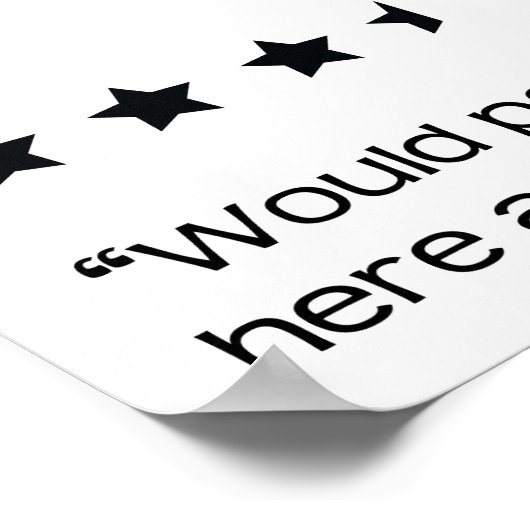 Kackte hier wieder 4 1/2 Sterne Bad Poster (Ecke)