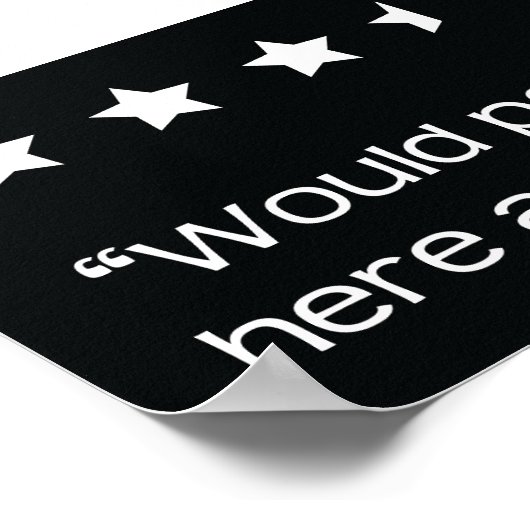 Kackte hier wieder 4 1/2 Sterne Badezimmer Poster (Ecke)