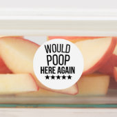 Kackte hier wieder FunnCustom-Cut Vinyl Sticker (Befestigt)