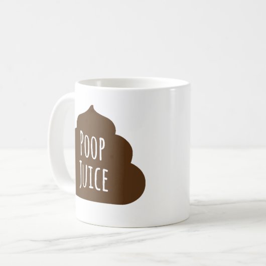 Kacktest Juice Funny Coffee Tasse (Vorderseite Links)