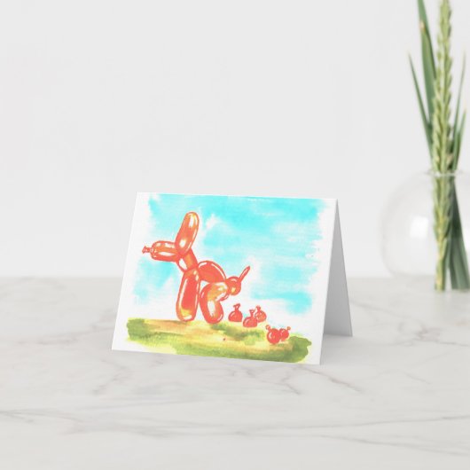 Kacktest oder Pop Dankeskarte (Vorderseite)