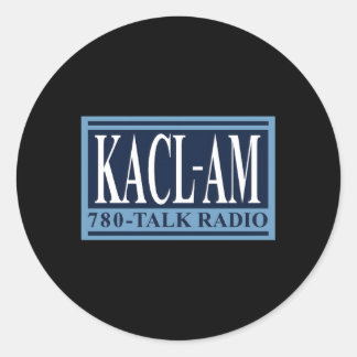 Kacl 780 Am Talk Radio Runder Aufkleber