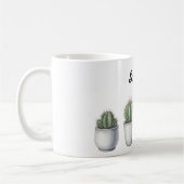 Kactus-Aquarell-Tasse Kaffeetasse (Links)