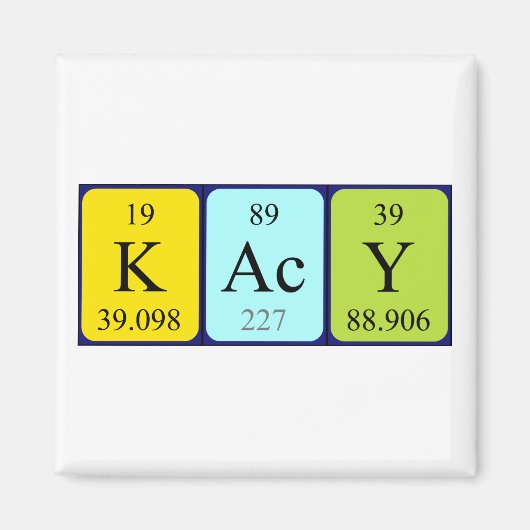 Kacy Periodenmagnet Magnet (Vorne)