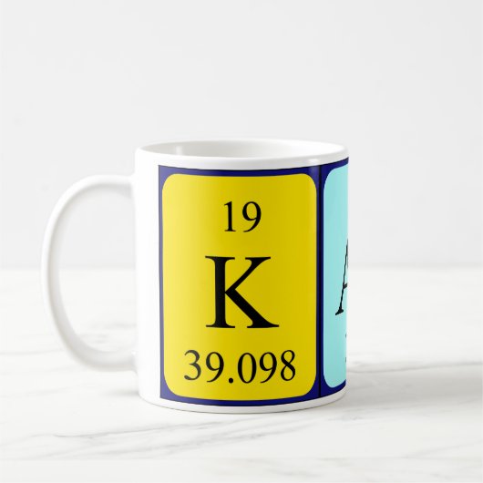Kacy Periodenname Tasse (Links)