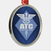 Kad ATC (Diamant) Ornament Aus Metall (Rechts)