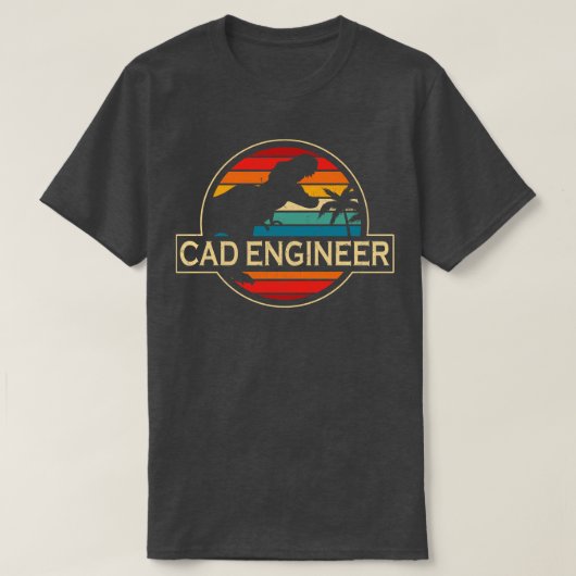 Kad Engineer Dinosaurier T-Shirt (Design vorne)