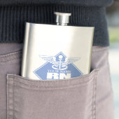 Kad RN (Diamant) personalisiert Flachmann (Beispiel)