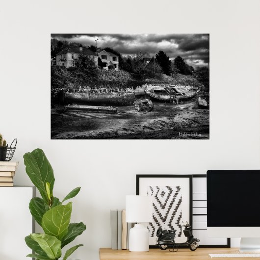 Kadaver, rotierend, Kunstfotografie Poster (Heimbüro)