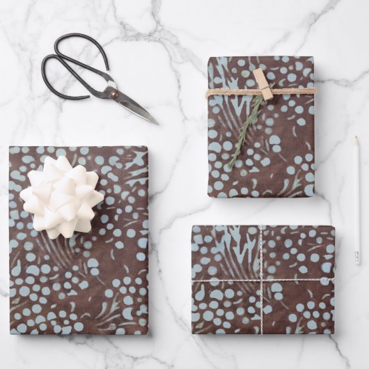 Kade Batik Geschenkpapier Set (Vorderseite)