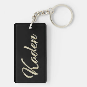 Kaden Name whitegold Schlüsselanhänger Anhänger