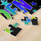 "KADEN" Vorname, Spaß "GLÜCKLICHER GEBURTSTAG" Puzzle (Seite)