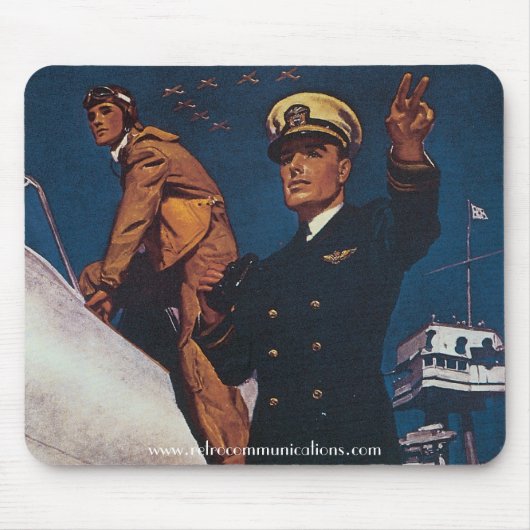 Kadetten für Marinefliegerei Mousepad (Vorne)