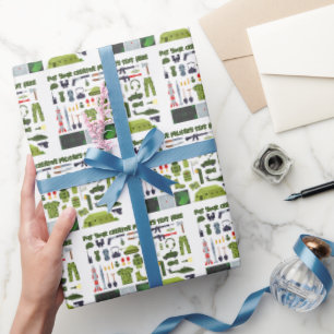 Kadetten-Kollektion Militär-Geschenkpapier Geschenkpapier