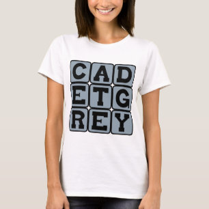 Kadettengrau, Farbe T-Shirt