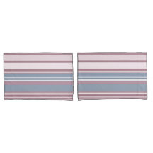 Kadettengrau und desaturierte rosa Streifen
