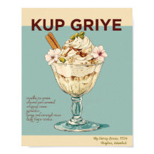 Kadikoy auf meinem Mind Retro Food Poster