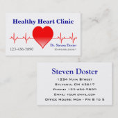 Kadiologe Visitenkarte (Vorne/Hinten)