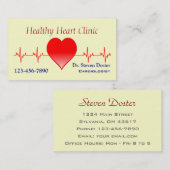 Kadiologe Visitenkarte (Vorne/Hinten)