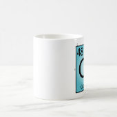 Kadmium- (Cd)Element-Tasse Kaffeetasse (Mittel)