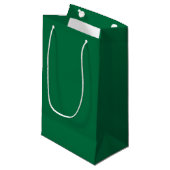 Kadmiumgrün (einfarbig) kleine geschenktüte (Vorderseite Schrägansicht)