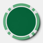 Kadmiumgrün (einfarbig) pokerchips (Rückseite)