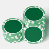 Kadmiumgrün (einfarbig) pokerchips (Stapel)
