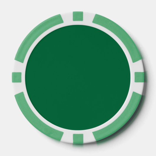 Kadmiumgrün (einfarbig) pokerchips (Vorderseite)