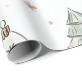 Kadopapier Kerst Geschenkpapier (Rolleneckpunkt)