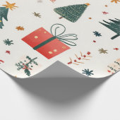 Kadopapier kerst geschenkpapier (Ecke)