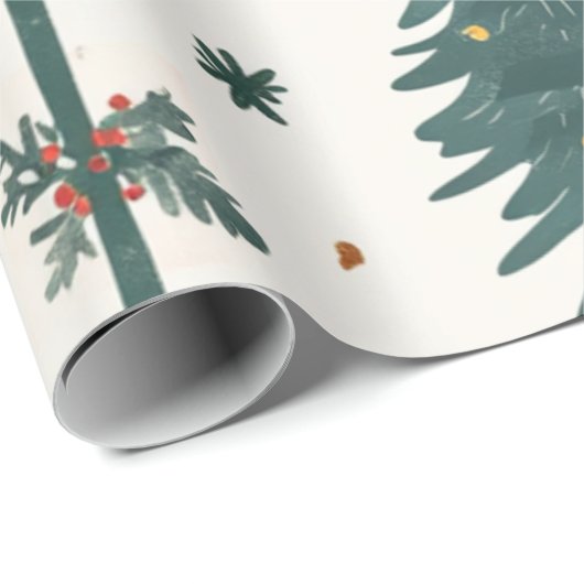 Kadopapier kerst  geschenkpapier (Rolleneckpunkt)