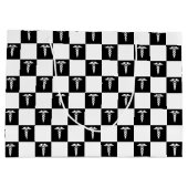 Kadukus-Symbol Große Geschenktüte (Rückseite)