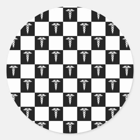 Kadukus-Symbol Runder Aufkleber (Vorderseite)