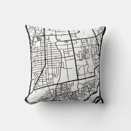 Kaduna Nigeria City Map Kissen