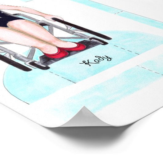 Kady and Maxine Paper Doll Set - Play oder Display Poster (Ecke)