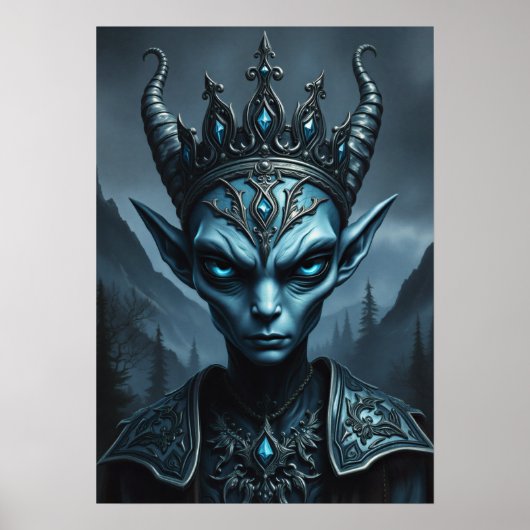 Kael’Thar, der König der Leere – Dark Fantasy Post Poster (Vorne)