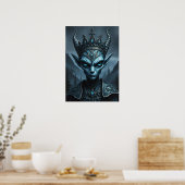 Kael’Thar, der König der Leere – Dark Fantasy Post Poster (Küche)