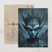 Kael’Thar Void King - Gothic Dark Fantasy Postkart Postkarte (Vorne/Hinten)