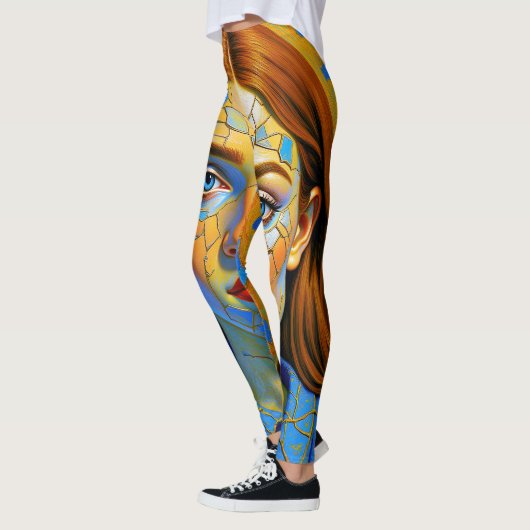 „Kaela“ - Muster einer Vergangenheit Leggings (Links)