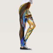 „Kaela“ - Muster einer Vergangenheit Leggings (Rechts)
