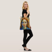 „Kaela“ - Muster einer Vergangenheit Tasche (Am Model)