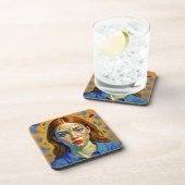 “Kaela” - Pattern of a Past Getränkeuntersetzer (Rechte Seite)