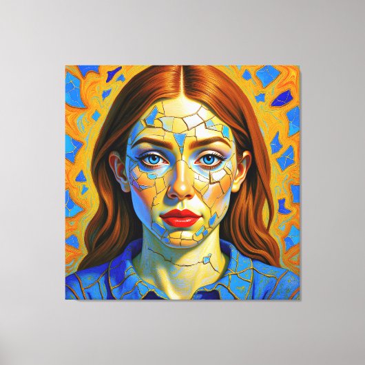 “Kaela” - Pattern of a Past Leinwanddruck (Vorderseite)