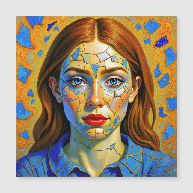 “Kaela” - Pattern of a Past Magnetkarte (Vorderseite)