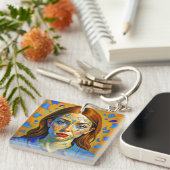 “Kaela” - Pattern of a Past Schlüsselanhänger (Vorderseite rechts)