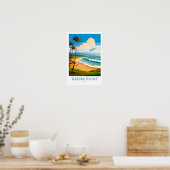 Kaena Point Hawaii Travel Print Poster (Küche)