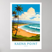 Kaena Point Hawaii Travel Print Poster (Vorne)